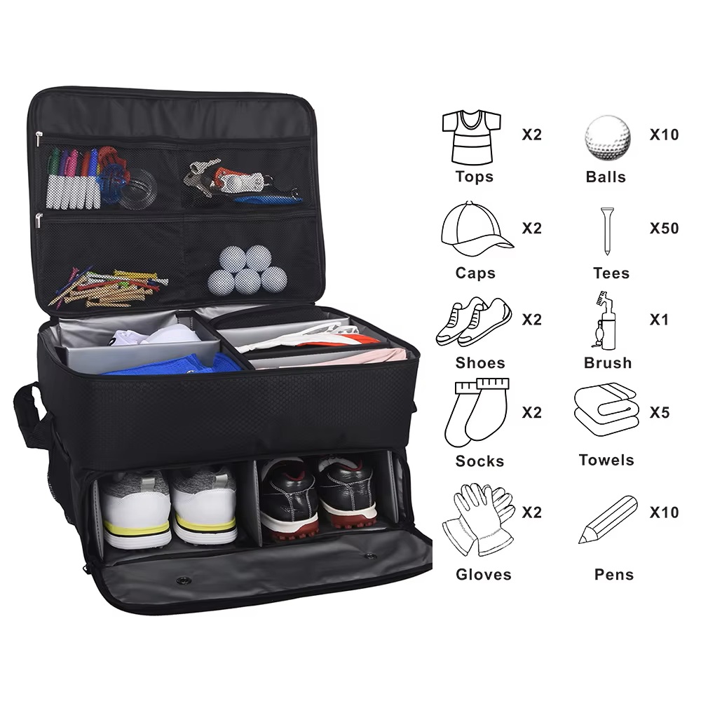 Travel Organizer Men - Organisateur de coffre de golf en