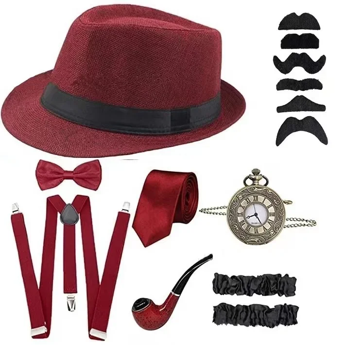 Men'S Accessories In The 1920S - Accessoires de fête pour hommes, ensemble
