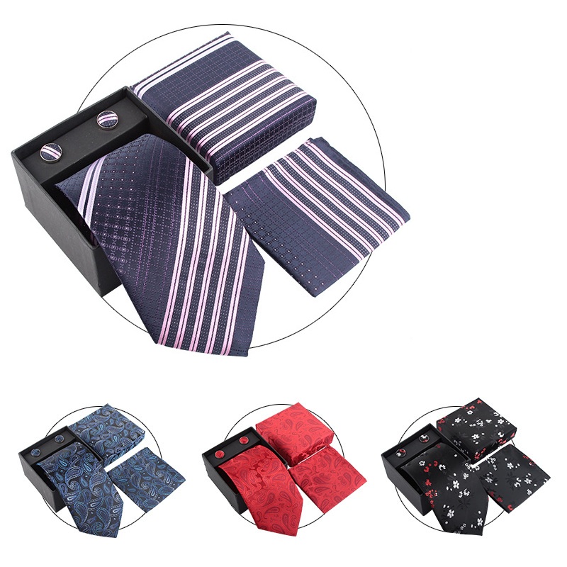 Neck Tie Set Box - Ensembles de cravates pour hommes, cravates