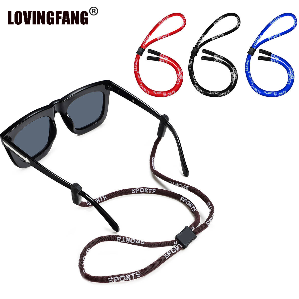 Men Accessories Neck Chain - Corde de lunettes de soleil antidérapante,