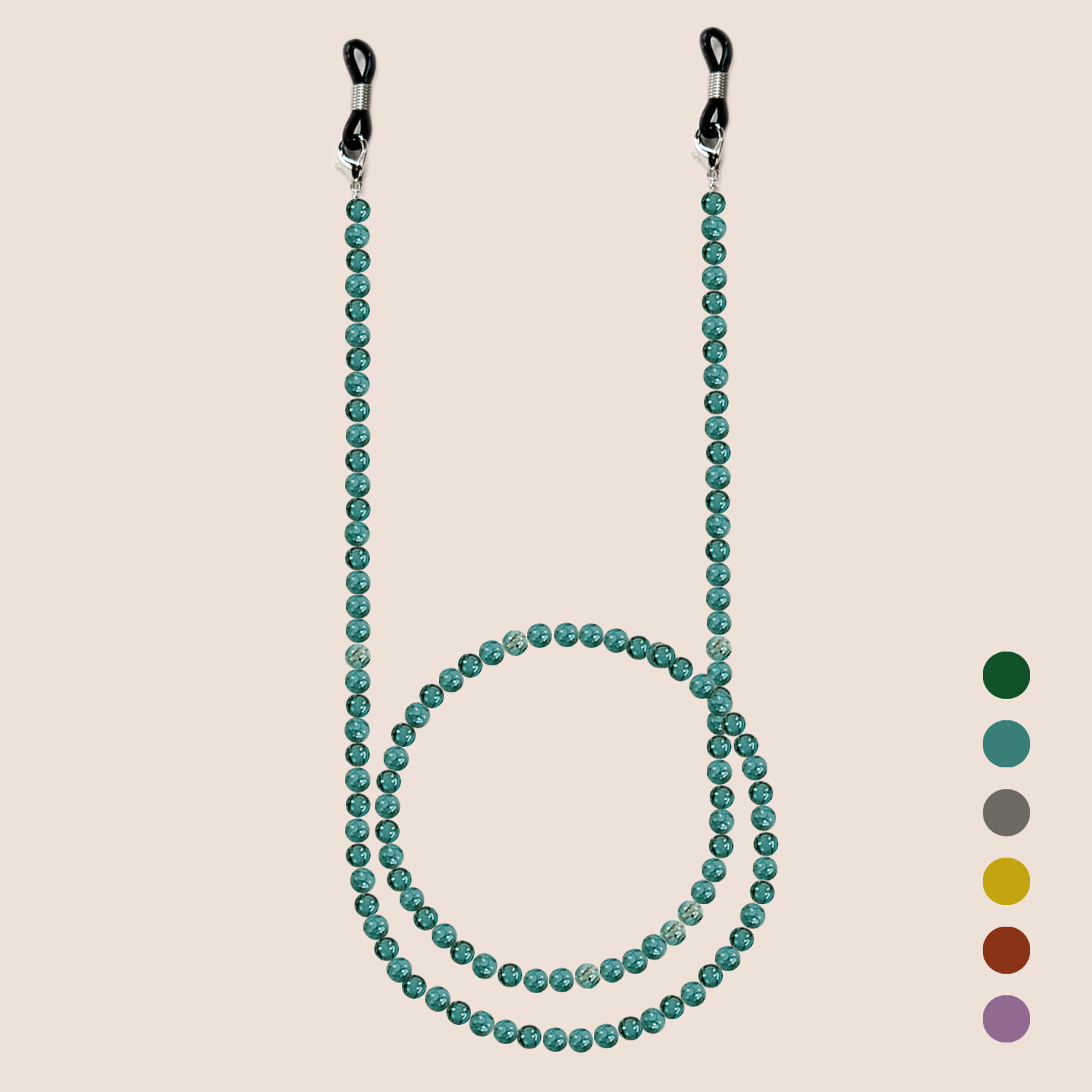 Men Accessories Neck Chain - Chaîne de lunettes en perles de