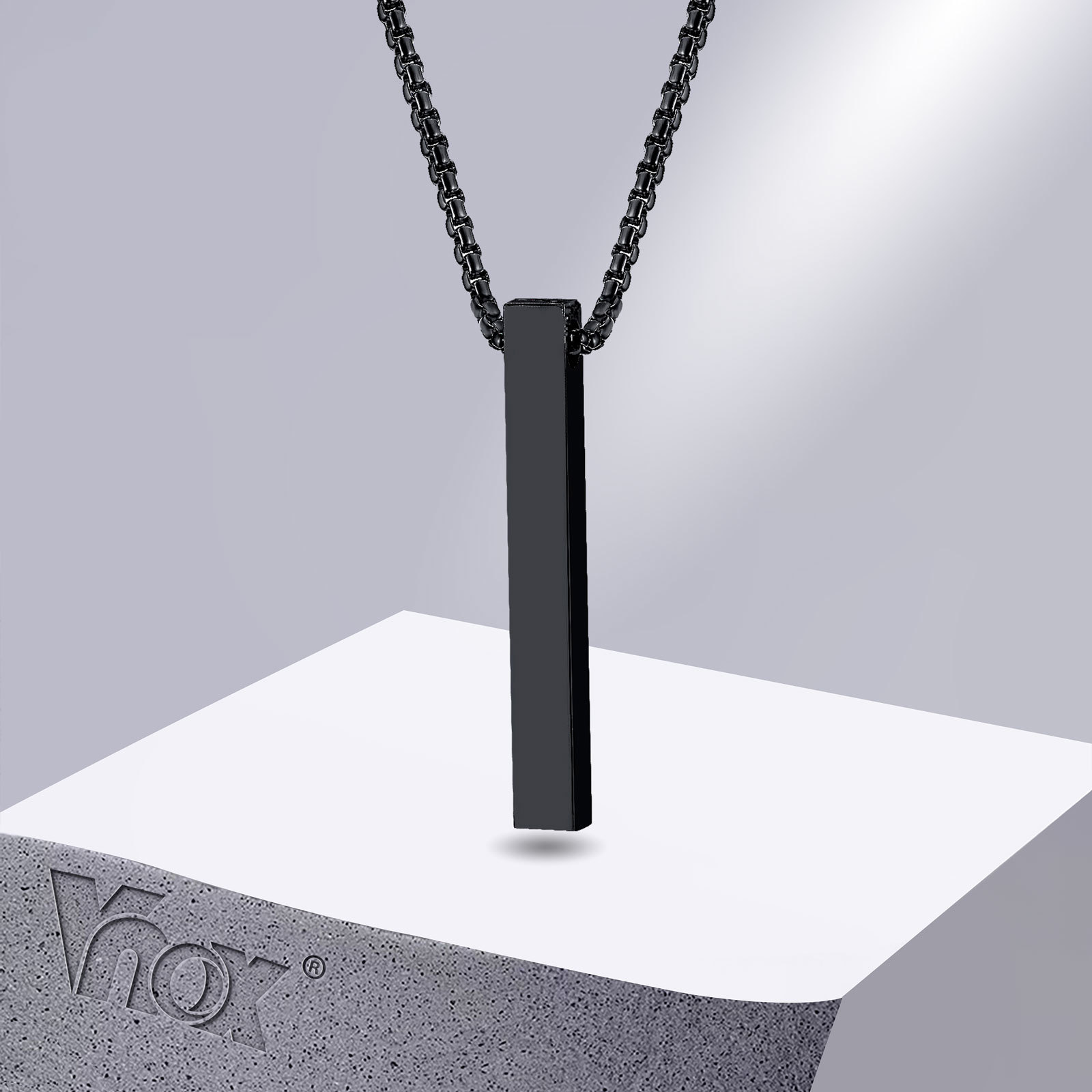 Men Accessories Neck Chain - Vnox Collier de pilier de 5
