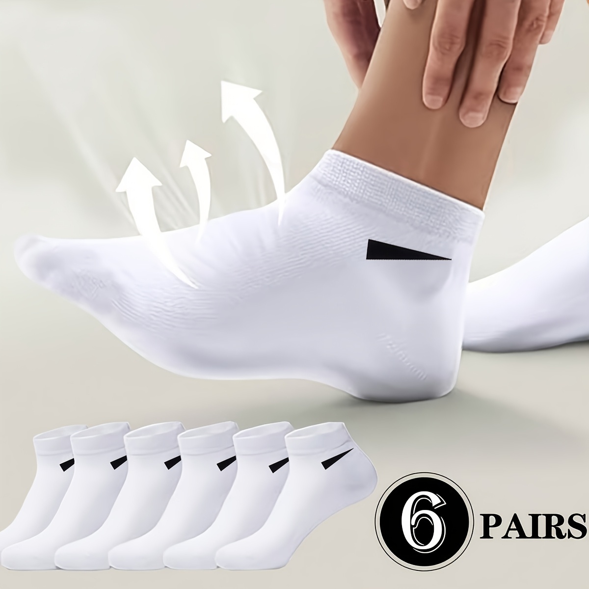 Men Accessories All - 6/12 chaussettes invisibles unisexes coupe basse,