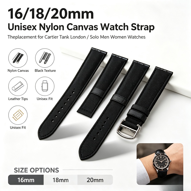 Men'S Accessories London - Bracelet de montre unisexe en toile