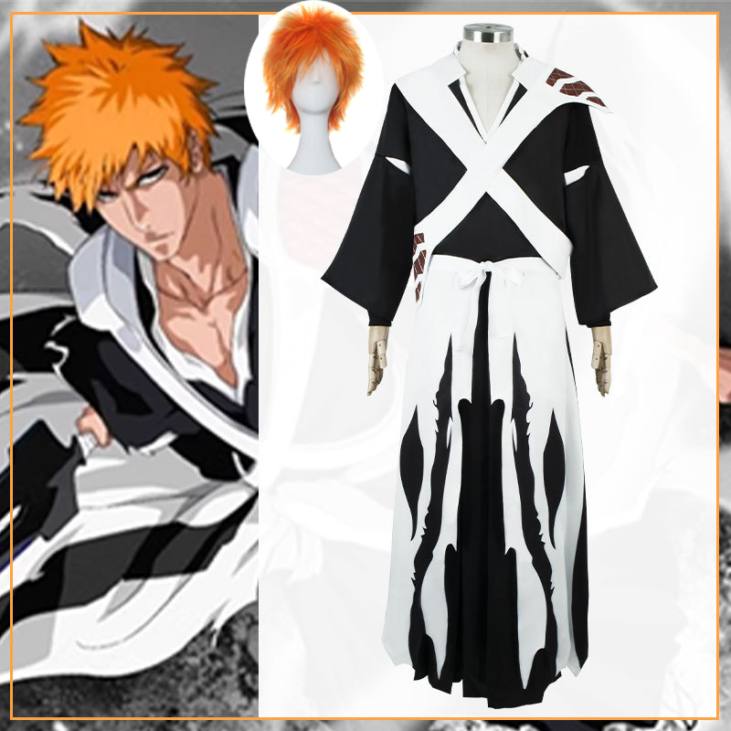 Perruque de cosplay d'Ichigo K - Men'S Kimono Accessories avis et prix