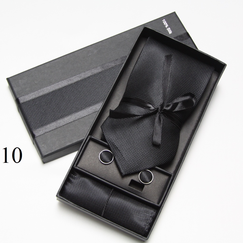 Ensemble de cravates solides,  - Neck Tie Set Box avis et prix