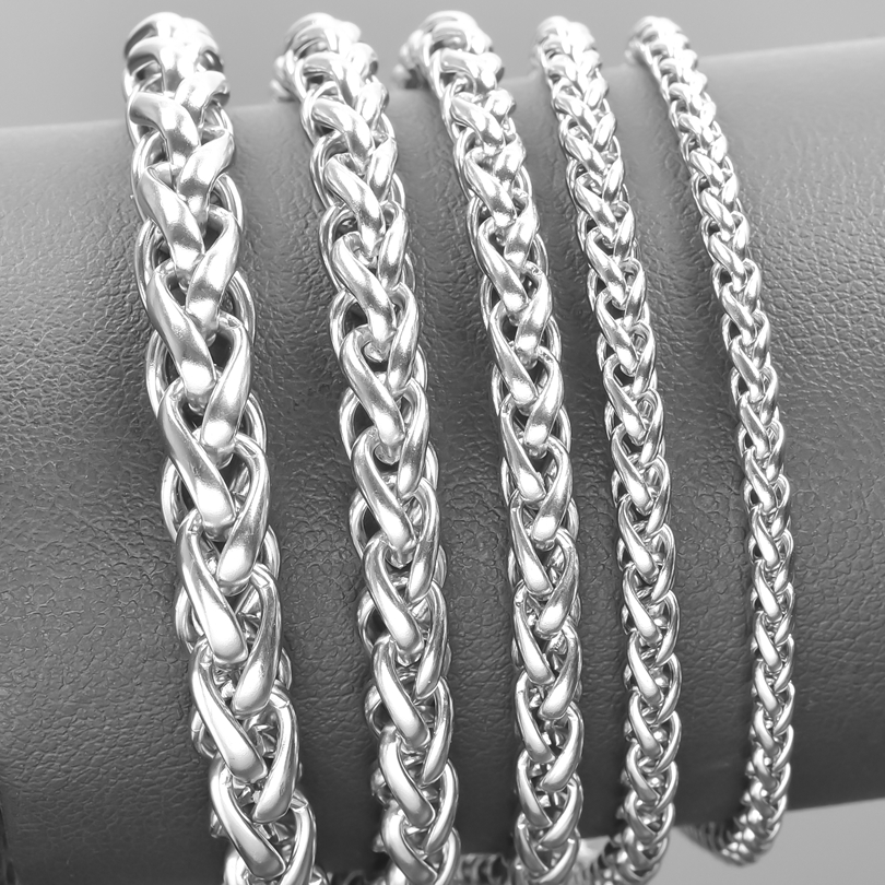 Collier en acier inoxydable po - Men Accessories Neck Chain avis et prix