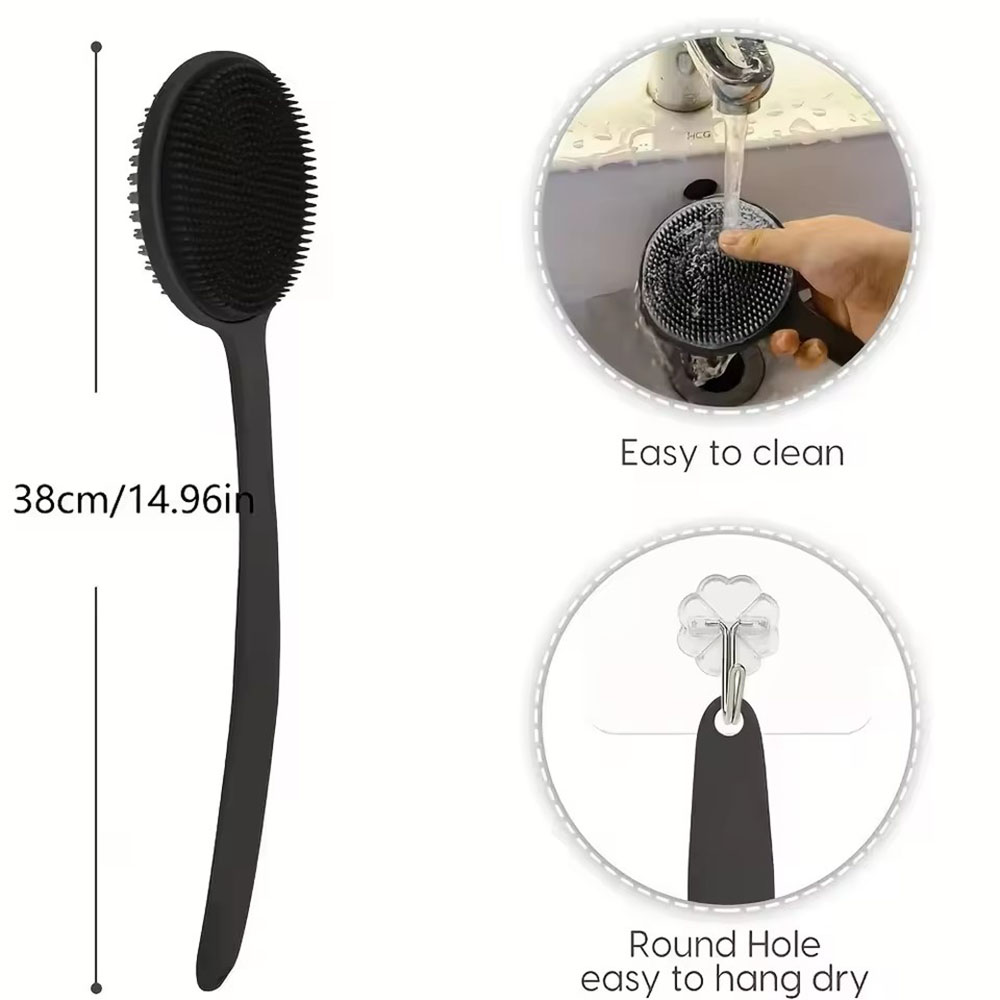 Brosse à récurer le dos en Sil - Men'S Accessories Types avis et prix