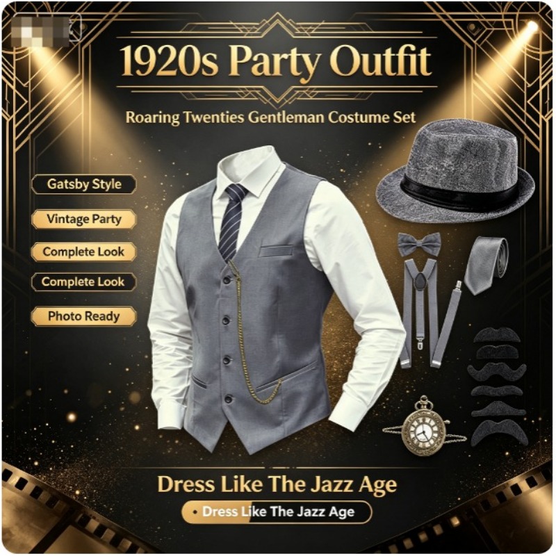 Ensemble d'accessoires de gang - Men'S Accessories In The 1920S avis et prix