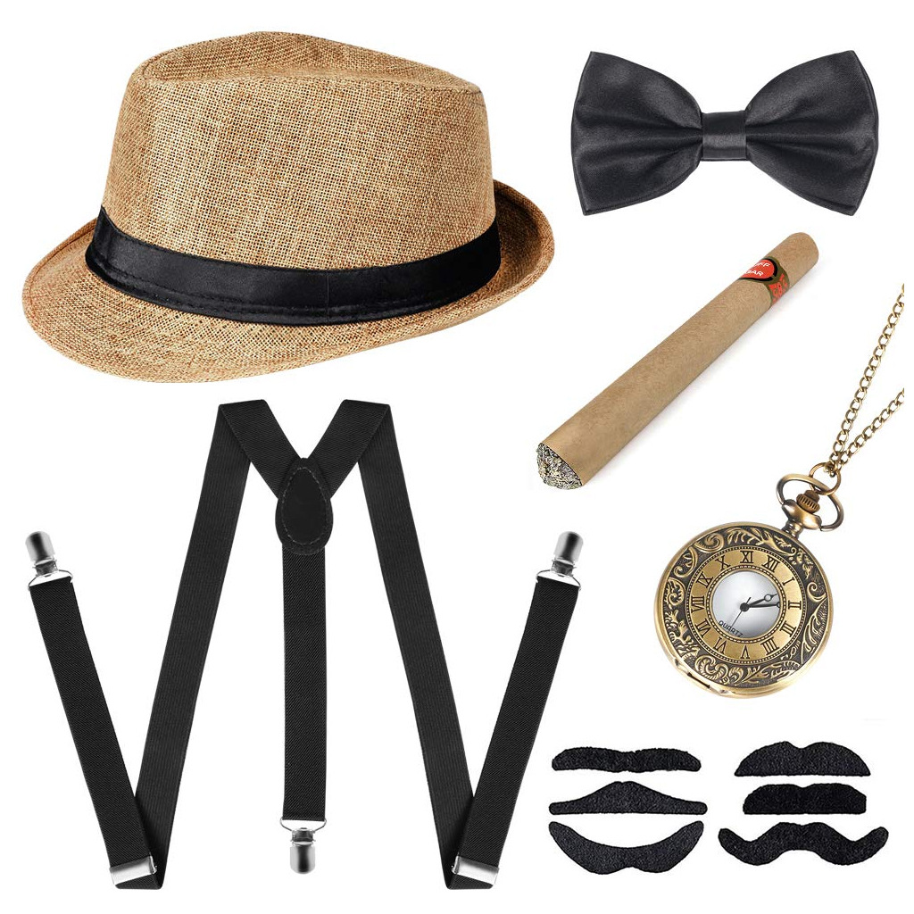 Costume de gangster rétro pour - Men'S Accessories In The 1920S avis et prix