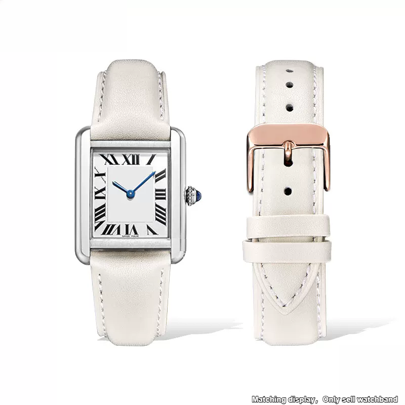 Bracelet de montre en cuir vér - Men'S Accessories Cartier avis et prix