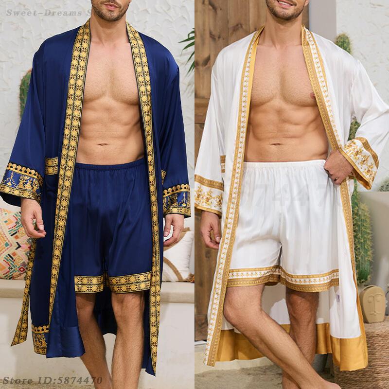 Ensemble pyjama longue en Sati - Men'S Kimono Accessories avis et prix